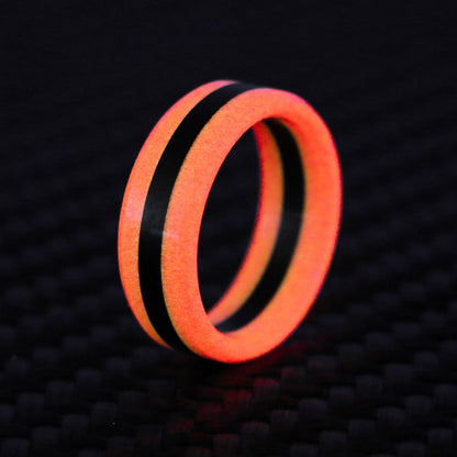 Carbon Fiber Oracle Glow Ring