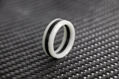 Carbon Fiber Oracle Glow Ring