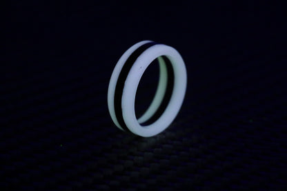 Carbon Fiber Oracle Glow Ring