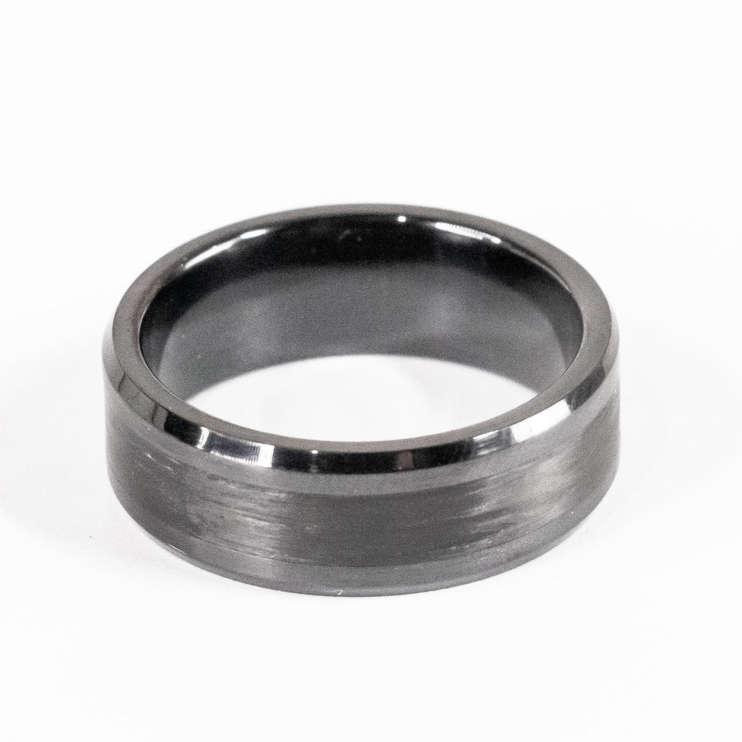 The Dark Knight - Black Ceramic and Carbon Fiber Ring